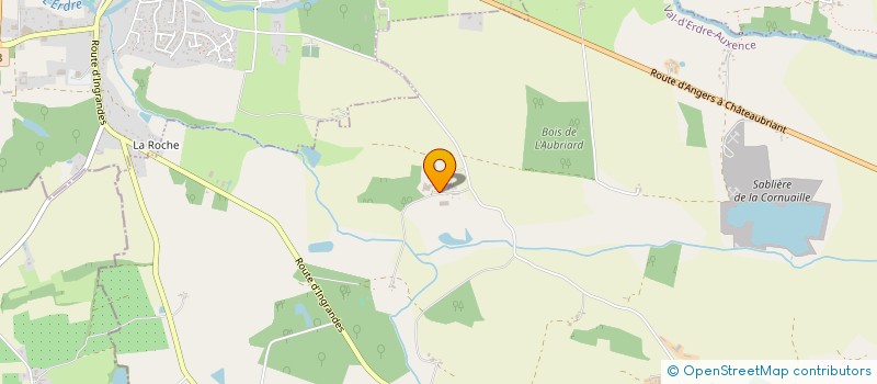 localisation de l'entreprise GFA DES HAUTES ALLIERES  VAL D'ERDRE-AUXENCE