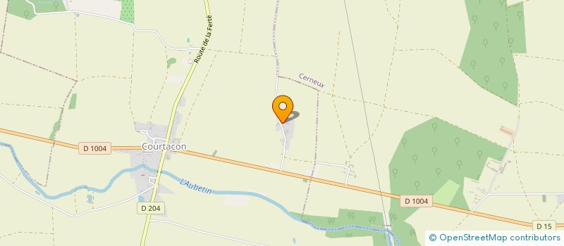 localisation de l'entreprise GFA DES HAUTS PEIGNANTS  COURTACON