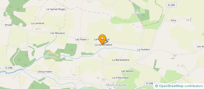localisation de l'entreprise GFA DES HAUTS VENTS à SOULEUVRE EN BOCAGE