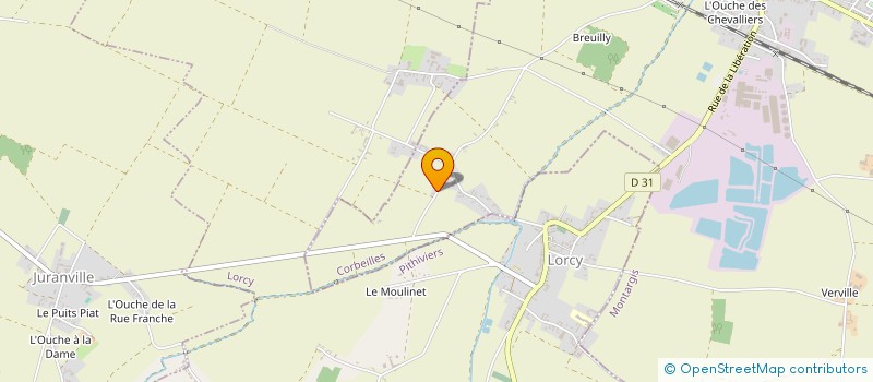 localisation de l'entreprise GFA DES HOMMES LIBRES à CORBEILLES