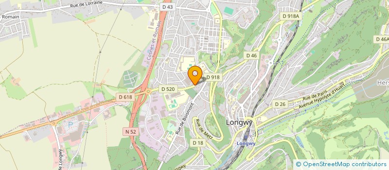 localisation de l'entreprise GFA DES HORIZONS FLEURIS à LONGWY