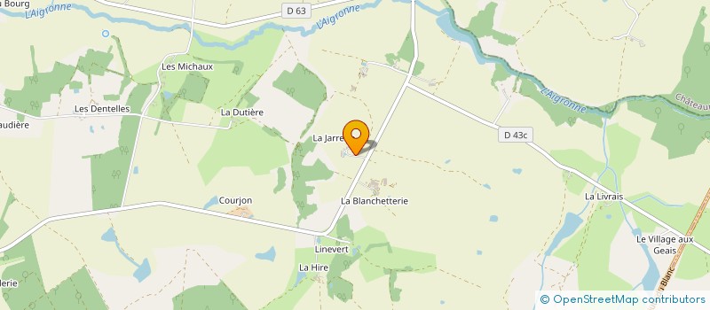 localisation de l'entreprise GFA DES JARRERIES à SAINT-MICHEL-EN-BRENNE