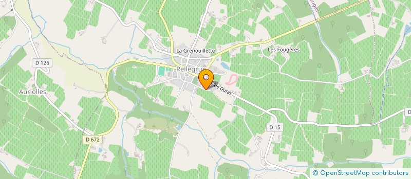 localisation de l'entreprise GFA DES JUDES  PELLEGRUE