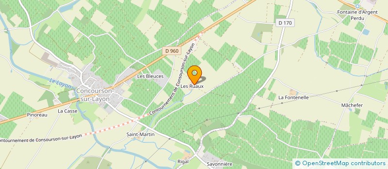 localisation de l'entreprise GFA DES LOCHEREAUX  TUFFALUN