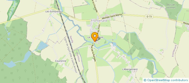 localisation de l'entreprise GFA DES LOCHERES  FRONTENARD