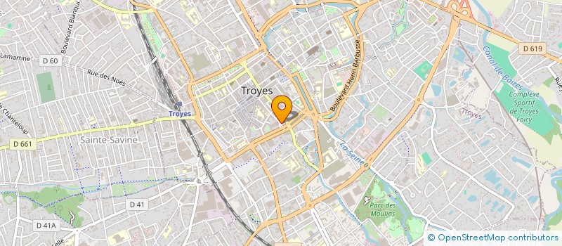 localisation de l'entreprise GFA DES LOGES à TROYES