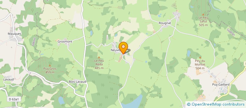 localisation de l'entreprise GFA DES LONGES à AJAIN