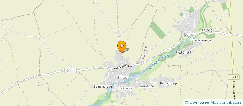 localisation de l'entreprise GFA DES MADROLLES  CHEF-BOUTONNE