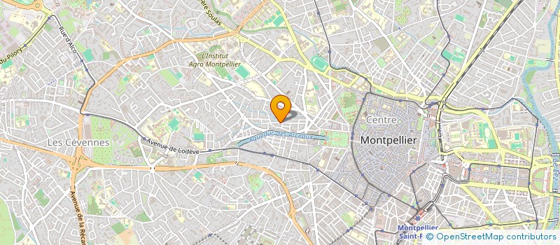 localisation de l'entreprise GFA DES MAINES à MONTPELLIER
