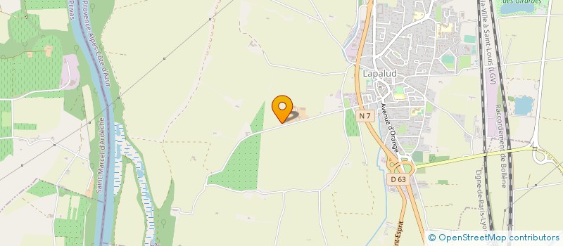 localisation de l'entreprise GFA DES MALIJACS  LAPALUD