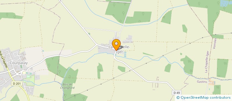 localisation de l'entreprise GFA DES MARDELLES à LA CHAPELLE-IGER