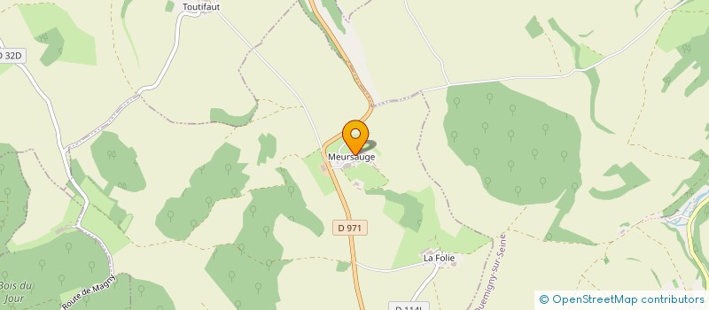 localisation de l'entreprise GFA DES MENCLAS  AMPILLY-LES-BORDES