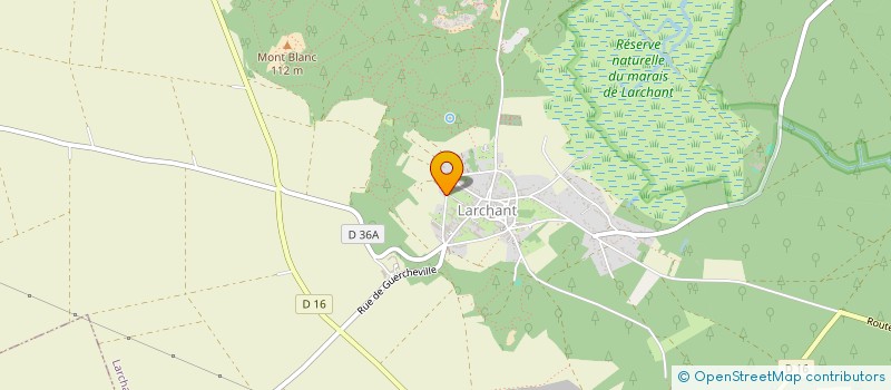 localisation de l'entreprise GFA DES MENOCHERIES  BAUGE-EN-ANJOU