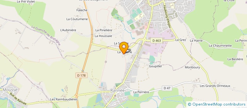 localisation de l'entreprise GFA DES MOLIERES  DROUGES