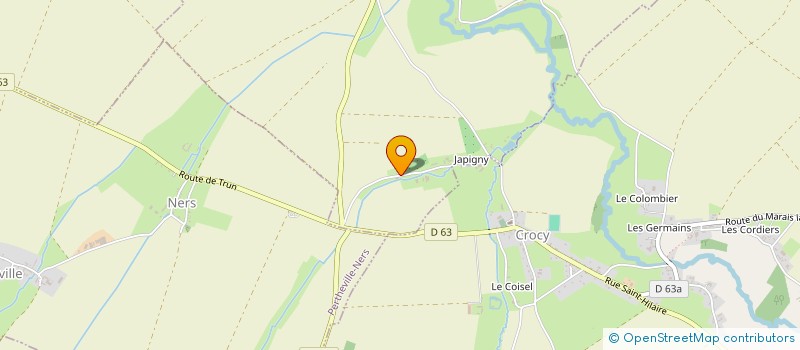 localisation de l'entreprise GFA DES MONCEAUX  BEAUMAIS