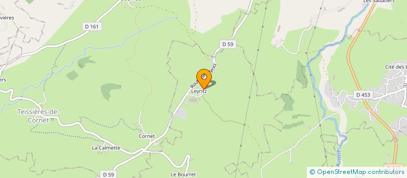 localisation de l'entreprise GFA DES MONTAGNES à CRANDELLES