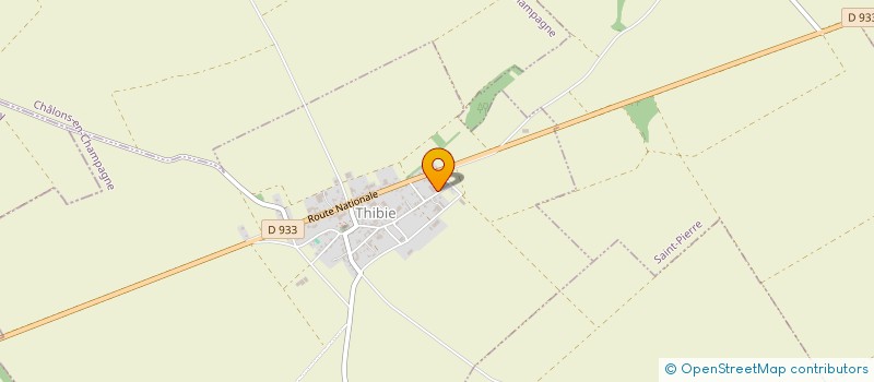 localisation de l'entreprise GFA DES MONTINS  THIBIE