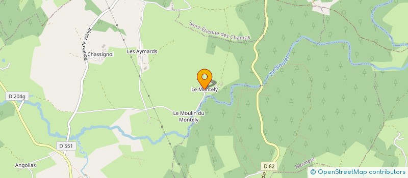 localisation de l'entreprise GFA DES MONTS  VERNEUGHEOL