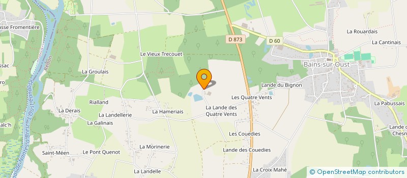 localisation de l'entreprise GFA DES MOULINS  BAINS-SUR-OUST