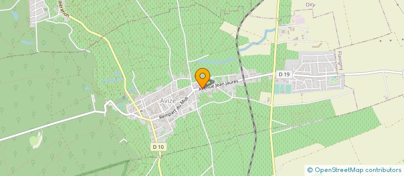 localisation de l'entreprise GFA DES NEUF ARPENTS  AVIZE