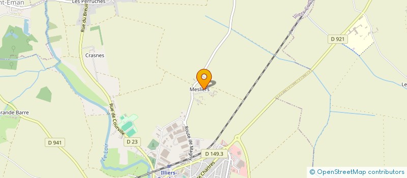 localisation de l'entreprise GFA DES NOYERS à ILLIERS-COMBRAY