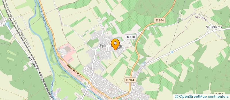 localisation de l'entreprise GFA DES OLIVOTTES  EPINEUIL