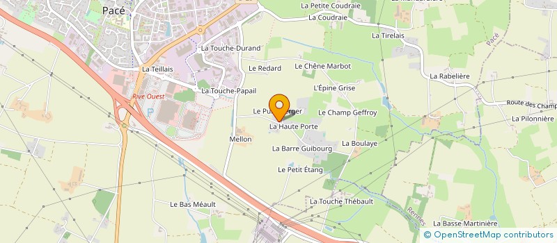 localisation de l'entreprise GFA DES ORMEAUX à PACE