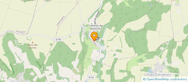 localisation de l'entreprise GFA DES PAIMELLES  LIERVAL