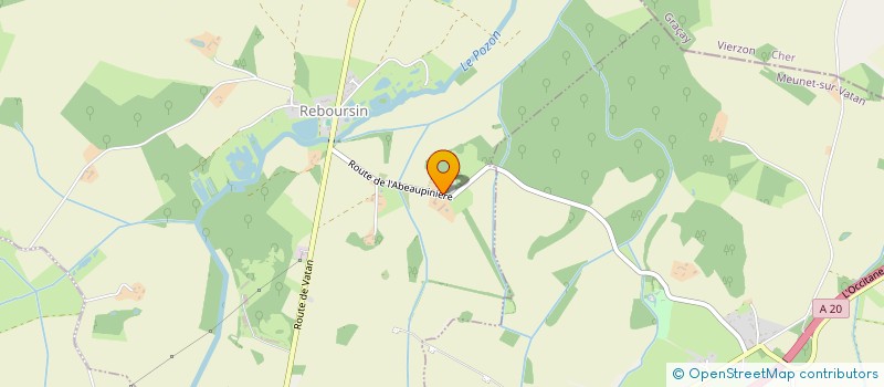 localisation de l'entreprise GFA DES PATUREAUX  REBOURSIN