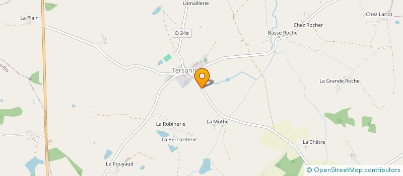 localisation de l'entreprise GFA DES PAULMES à VERNEUIL-MOUSTIERS