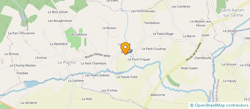 localisation de l'entreprise GFA DES PEROUSEAUX à MARCHEMAISONS