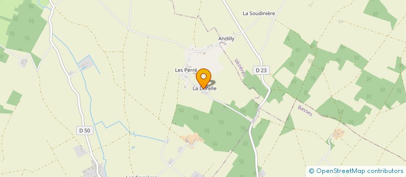 localisation de l'entreprise GFA DES PERRE  BOURNAND