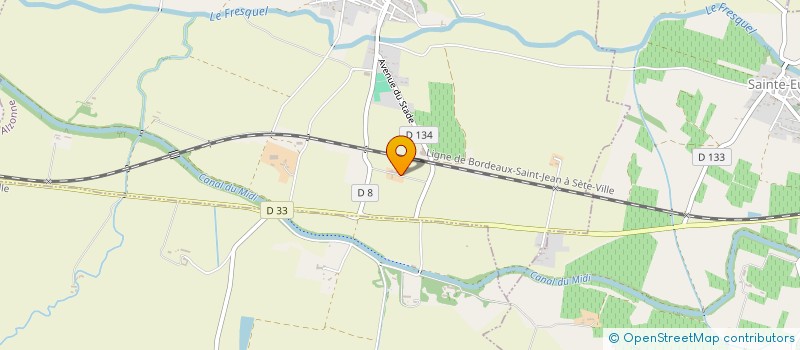 localisation de l'entreprise GFA DES PESQUIES  ALZONNE