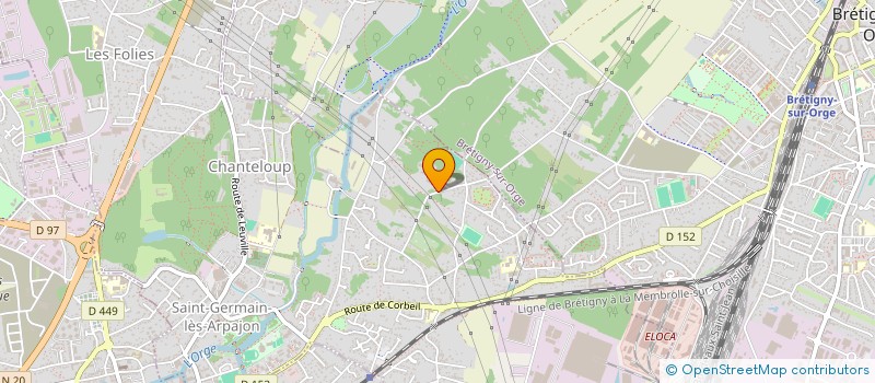localisation de l'entreprise GFA DES PETITES FONTAINES à SAINT-GERMAIN-LES-ARPAJON
