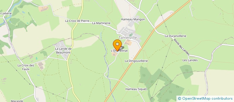 localisation de l'entreprise GFA DES PETITES PIECES  TAMERVILLE