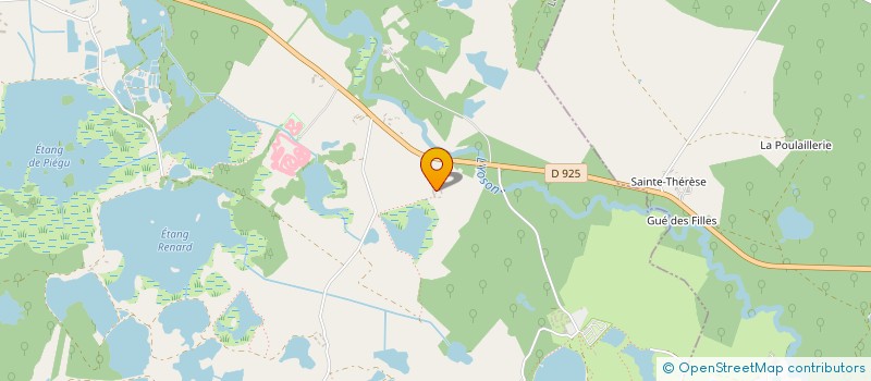 localisation de l'entreprise GFA DES PETITES SALLES à MEZIERES-EN-BRENNE