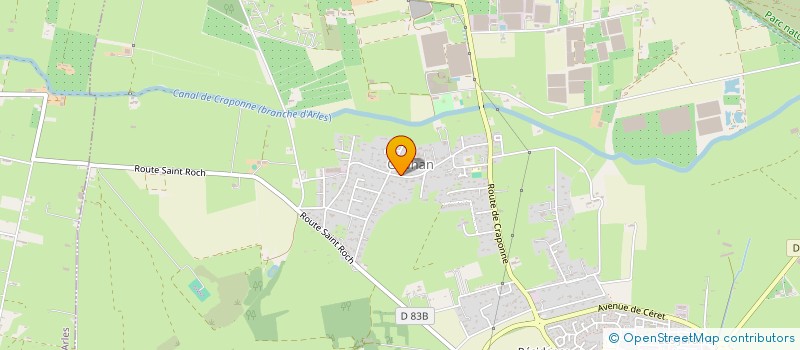 localisation de l'entreprise GFA DES PEUPLIERS à SAINT MARTIN DE CRAU