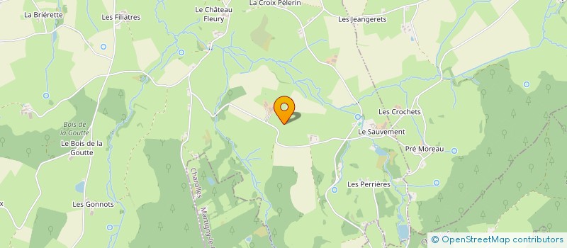 localisation de l'entreprise GFA DES PINATS  DOMPIERRE-SOUS-SANVIGNES