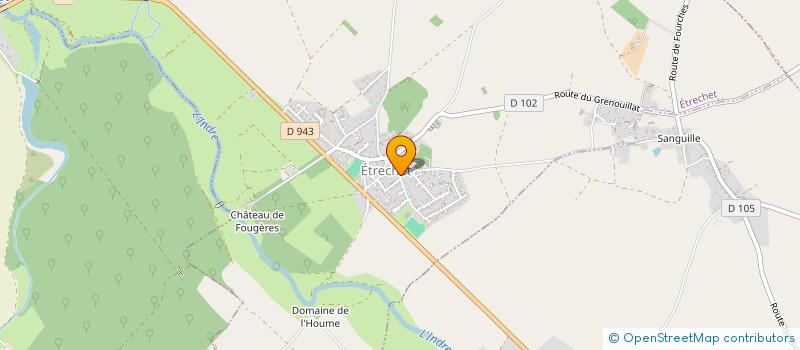 localisation de l'entreprise GFA DES PLACES à ETRECHET