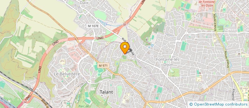 localisation de l'entreprise GFA DES PLANCHOTS DE LA CHAMPAGNE  TALANT