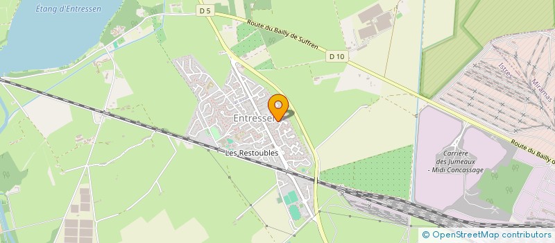 localisation de l'entreprise GFA DES PLATANES  ISTRES