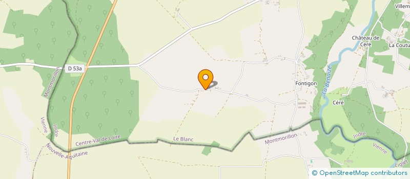 localisation de l'entreprise GFA DES POCHONS à CHALAIS