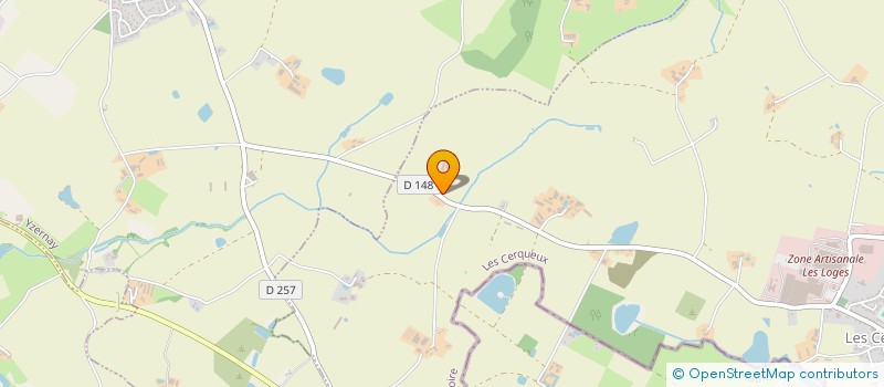 localisation de l'entreprise GFA DES POIZATS  LES CERQUEUX