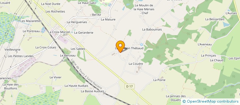 localisation de l'entreprise GFA DES PREMIONS à CORDEMAIS