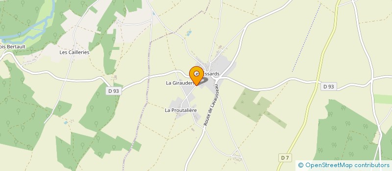 localisation de l'entreprise GFA DES QUATRE A à VOUILLE