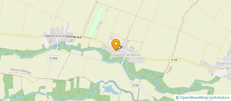 localisation de l'entreprise GFA DES QUATRE BUISSONS  PLANCY L ABBAYE