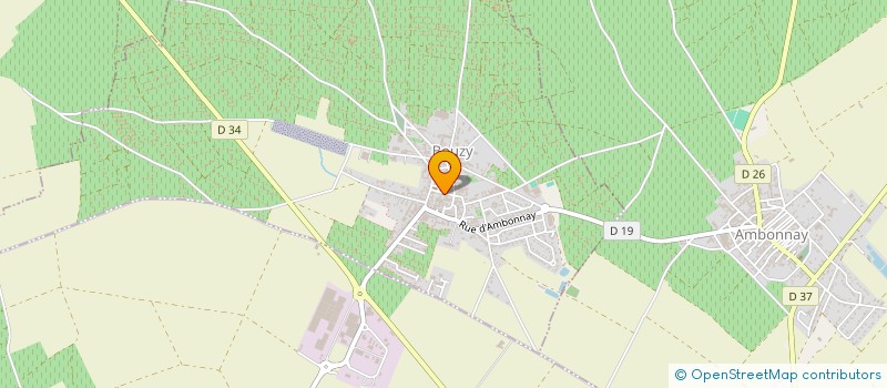 localisation de l'entreprise GFA DES QUATRE ROUTES  BOUZY