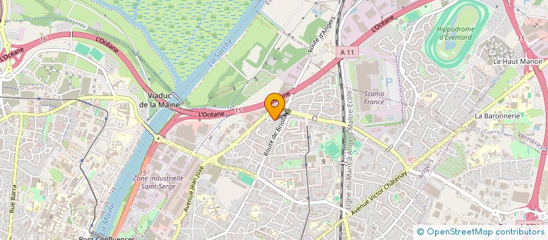 localisation de l'entreprise GFA DES QUATRE RUES à ANGERS