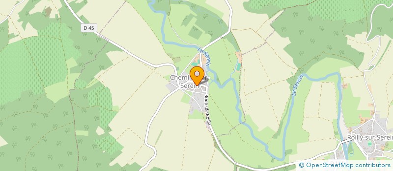 localisation de l'entreprise GFA DES QUATRE SAISONS  CHEMILLY-SUR-SEREIN