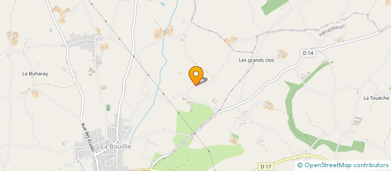 localisation de l'entreprise GFA DES QUATRE TEMPS à LA BOUILLIE